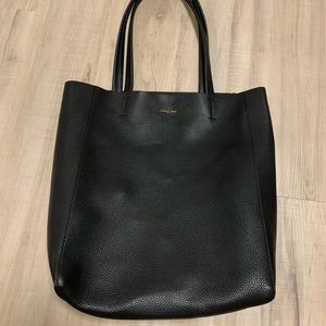 COPY - Black Leather Tote Bag